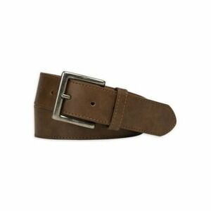 George Mens Belt Size 46-48 Brown 38mm Single Loop Casual Polish Look Adjustable